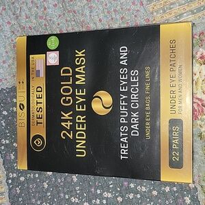 24k Gold eye masks 22 pairs New In Box